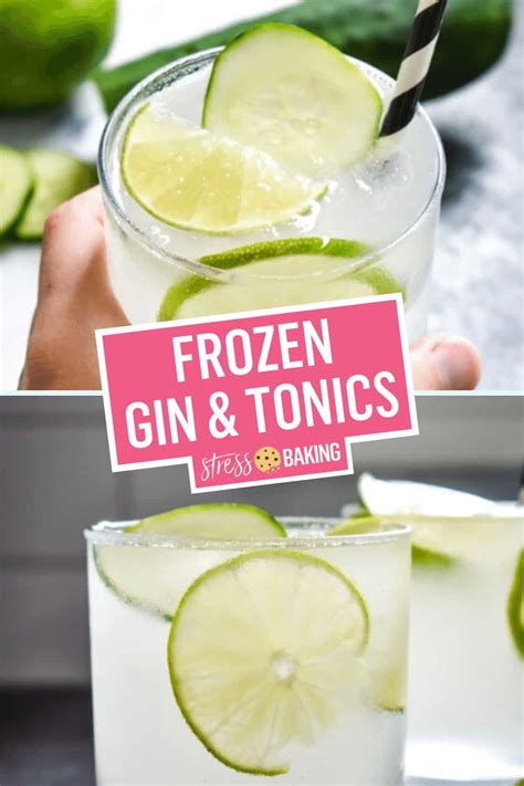 frozen gin and tonic stress baking