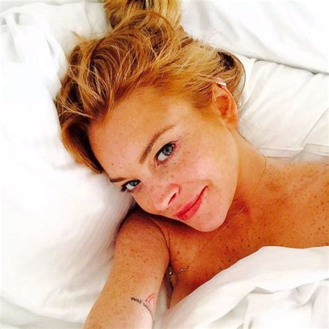 Lindsay Lohan In Racy Topless Selfie Picture Life And Times Of