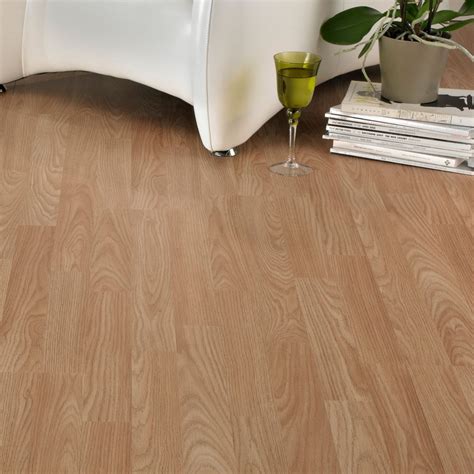 Natural Oak Effect 3 Strip Laminate Flooring 3 M² Pack Departments