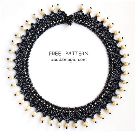 Free Pattern For Beaded Necklace Ula Beads Magic