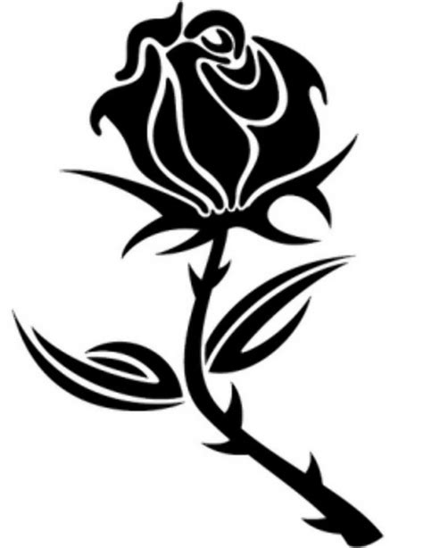 Download High Quality Rose Clipart Black And White Transparent Png