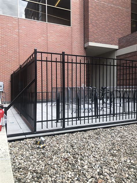 Commercial Iron Fence Project Meridian Fence
