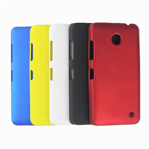 Rubber Plastic Matte Hard Case For Nokia Lumia 630 Cover Protective