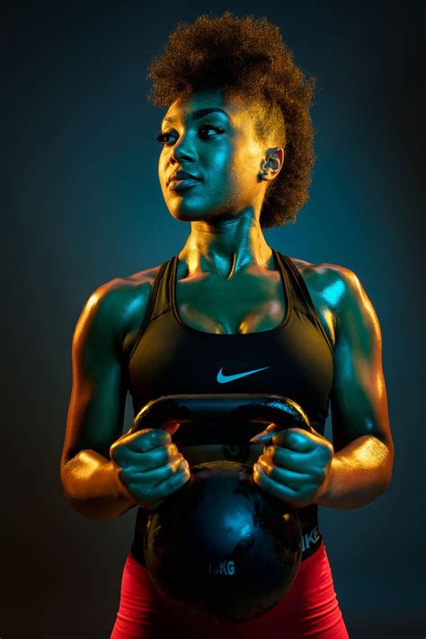 Fitness Shoot Using Coloured Light Women Fitness Photography Fitness Portrait Fitness
