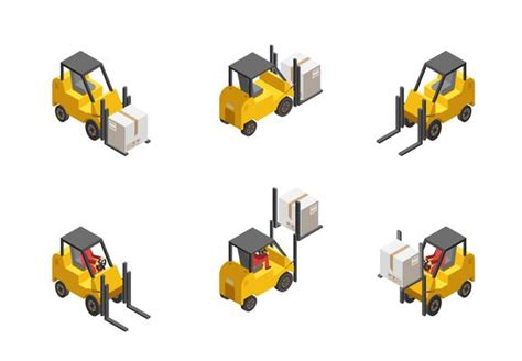 Forklift Vector Art Icons And Graphics For Free Download