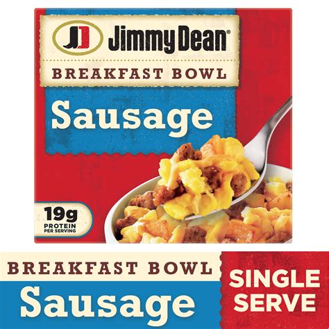Jimmy Dean Sausage Egg And Cheese Breakfast Bowl 7 Oz Frozen