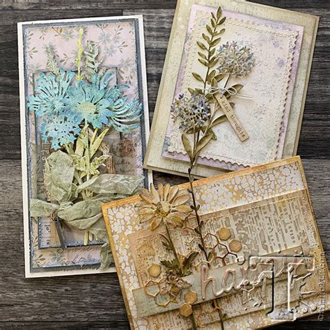 Tim Holtz Thinlits Dies By Sizzix Wildflower Stems 1 New Art By