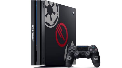 A system with a translucent casing in deep blue, with copper detailing, to. PS4 | PlayStation 4 Pro Star Wars™ Battlefront™ II Limited ...