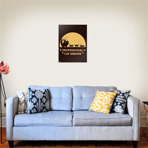 Professional Cat Herder Funny Home Business Office Sign Ebay
