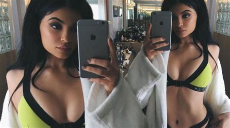 Kylie Jenner Strips To Tiny Bikini For Racy Mirror Selfie Revealing