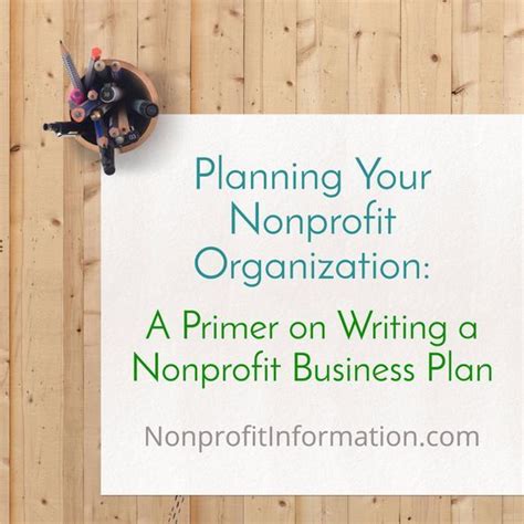 How To Write A Nonprofit Business Plan Expert Advice With Images