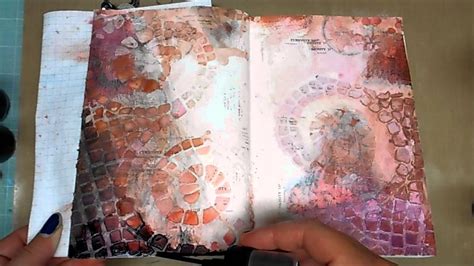 Mixed Media Art Journal Page 39 Youtube