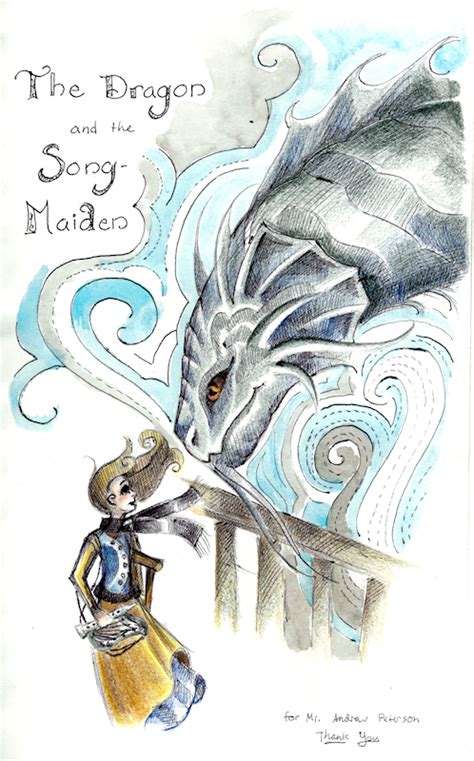 The Dragon And The Song Maiden Colored By Firiel Archer On Deviantart