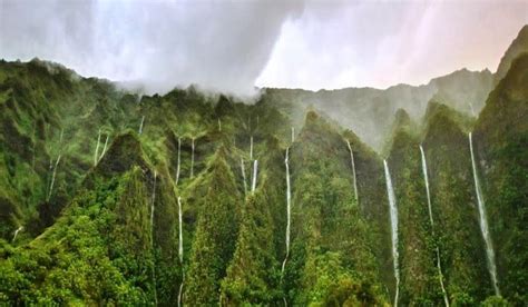Koolau Mountains Waterfalls Oahu Hawaii Hawaii Vacation Hawaii