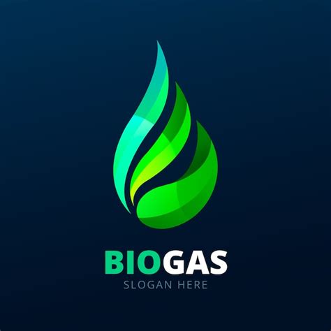 Logo Biogaz Dégradé Vecteur Gratuite