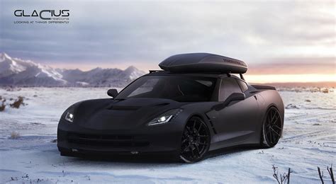 Matte Black 2014 Corvette Stingray With Roof Box Jon Olsson