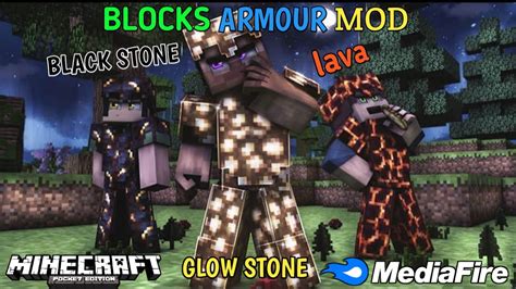 √all Block Armour Mod Minecraft Pe More Armor Addon Mcpe Youtube