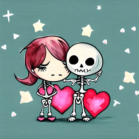 Kawaii Chibi Valentines Day Cartoon · Creative Fabrica