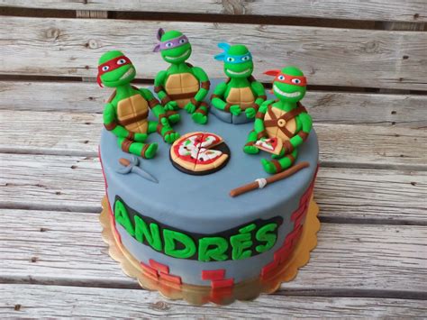 Te Hago Un Postre Tarta De Las Tortugas Ninja Para Andrés