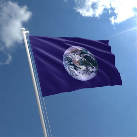 Planet Earth World Flag The Flag Shop