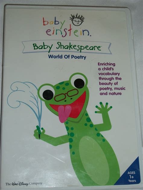 Dvd Baby Einstein Baby Shakespeare World Of Poetry Vocabulary