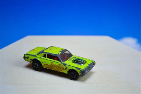 Antique Toy Car Rare Matchbox 1970 Superfast Mercurycougar Lesney