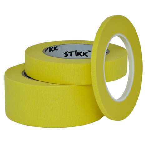2 Inch X 60yd Stikk Yellow Painters Tape 14 Day Easy Removal Trim Edge