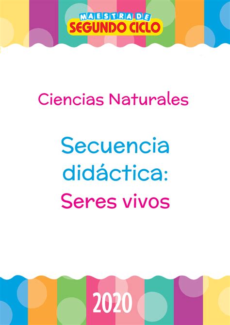 Secuencia Didactica Ciencias Naturales Grado Seres Vivos Pdmrea The