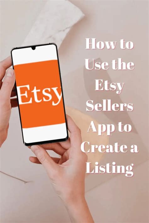 How To Create An Etsy Listing Using The Etsy Sellers App Step By