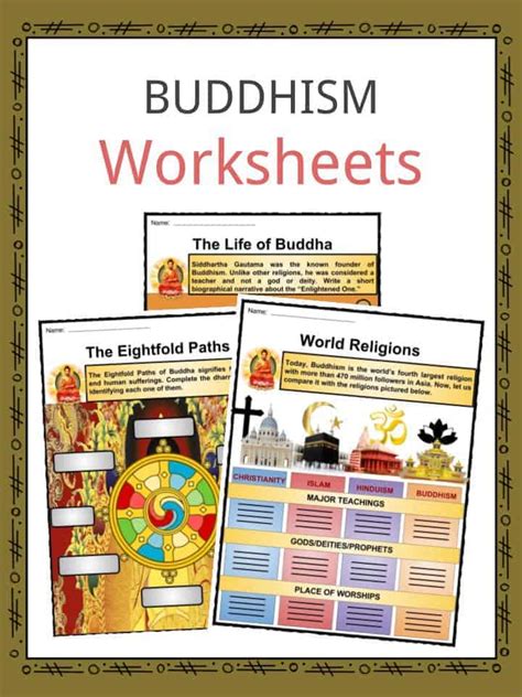 Buddhism Facts Worksheets Religion History And Origin For Kids