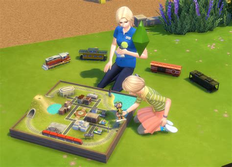 3 To 4 Train Set As A Dollhouse Sims 4 Challenges Sims 4 Children