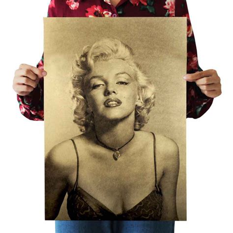 Mua Hot Marilyn Monroe Vintage Kraft Paper Poster Art Fashion B Style Movie