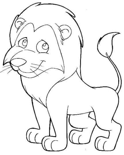 A Cute Lion Coloring Play Free Coloring Game Online