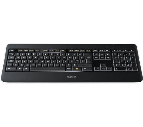 Buy Logitech K800 Illuminated Wireless Keyboard Black Free Delivery Currys