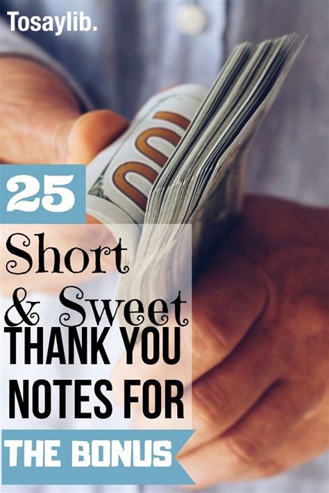 We did not find results for: 25 Short & Sweet Thank You Notes for the Bonus It always ...