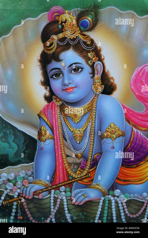 Hindu God Lord Krishna By Magdalena Walulik Ubicaciondepersonascdmx