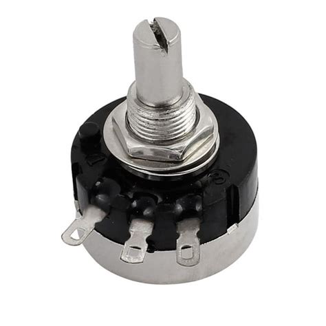 B104 Single Turn Rotary Carbon Film Potentiometer 100k Ohm Adjustable