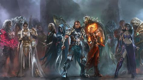 Planeswalkers Pantheon From Left To Right Tezzeret Sarkhan Vol Karn