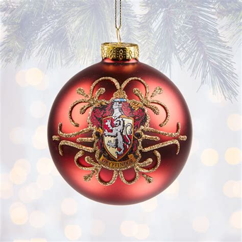 Universal Studios Harry Potter Gryffindor Ball Christmas Ornament New