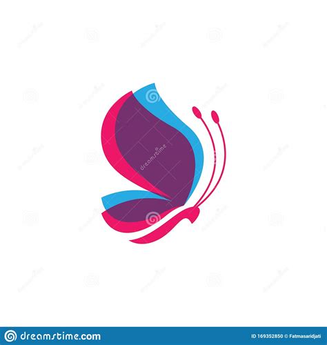 Butterfly Logo Vector Icon Stock Vector Illustration Of Colorful