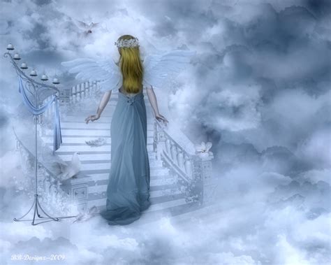 Angel On The Staircase To Heaven Art Id 88801