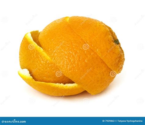 Orange Peel Isolated Stock Image Image Of Isolated Life 7929863