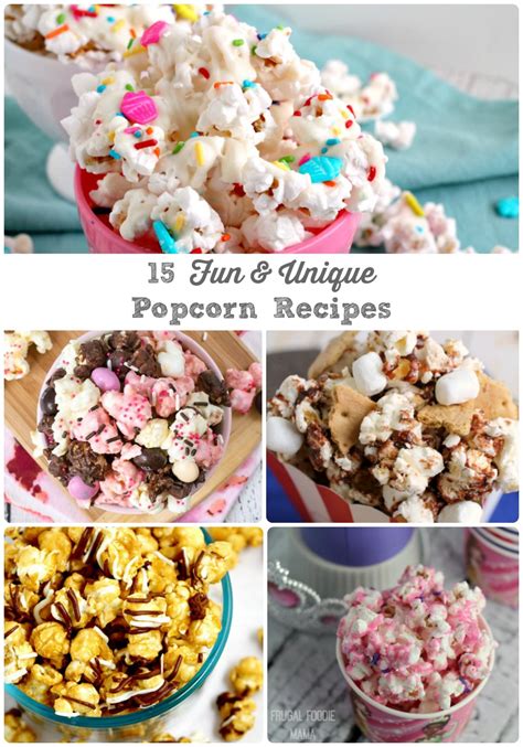 Frugal Foodie Mama 15 Fun And Unique Popcorn Recipes