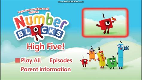 Opening To Numberblocks High Five 2017 Uk Dvd Youtube