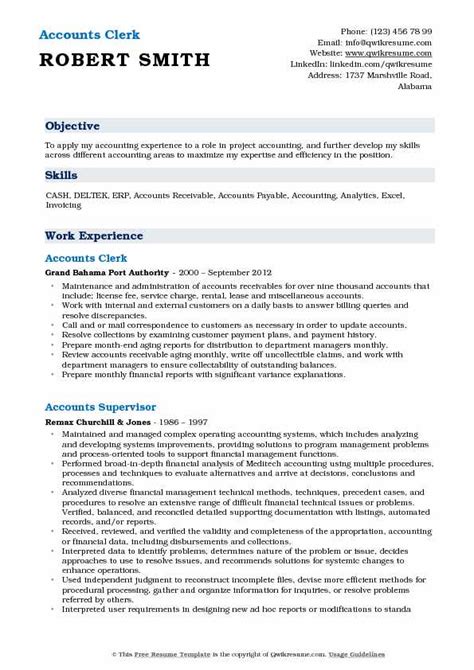 When writing your resume objective, mention the name of the company to help show your genuine interest in working with them. Accounting Clerk Resume | | Mt Home Arts