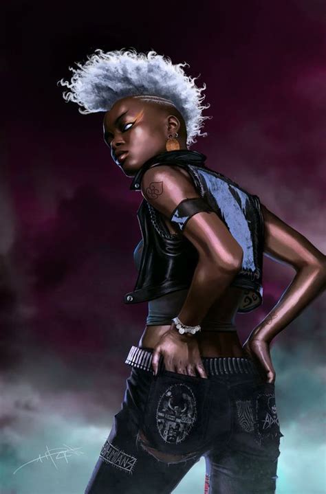 Afrofuturism Art And Cyberpunk Black Comics Black Women Art Storm Marvel