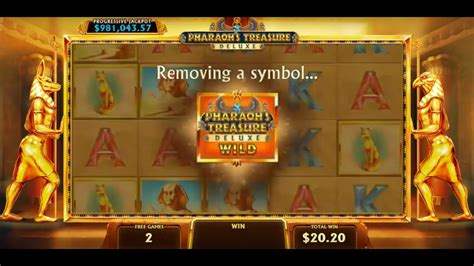 free spins feature on pharaoh s treasure deluxe slots the daily pick youtube