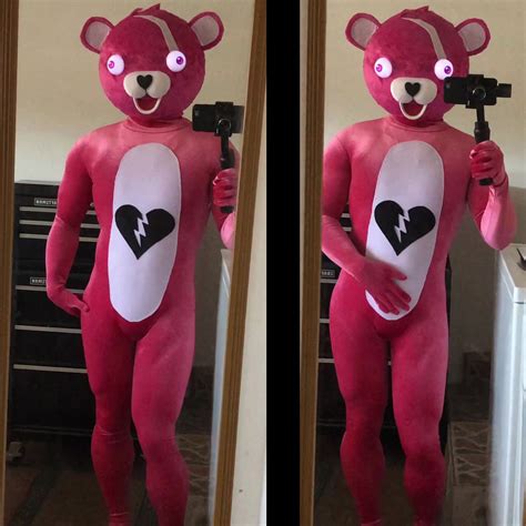 Cuddle Team Leader Cosplay Pink Bear Video Game Costumes Cosplay