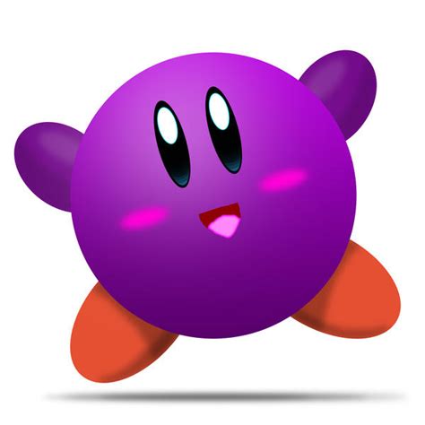 Purple Kirby By Broadwaybaby47 On Deviantart