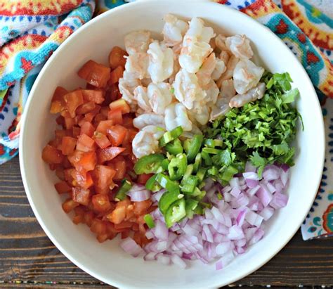 Place the shrimp and lime juice into a large bowl, and stir to coat. The Best Ever Mexican-Style Shrimp Ceviche Recipe With Fresh Ingredients